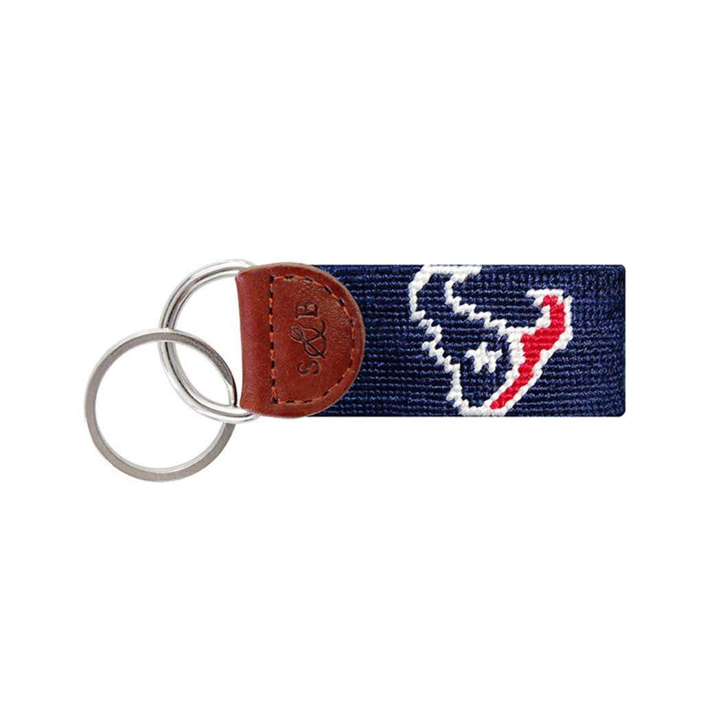 Houston Texans Needlepoint Key Fob by Smathers & Branson - Country Club Prep