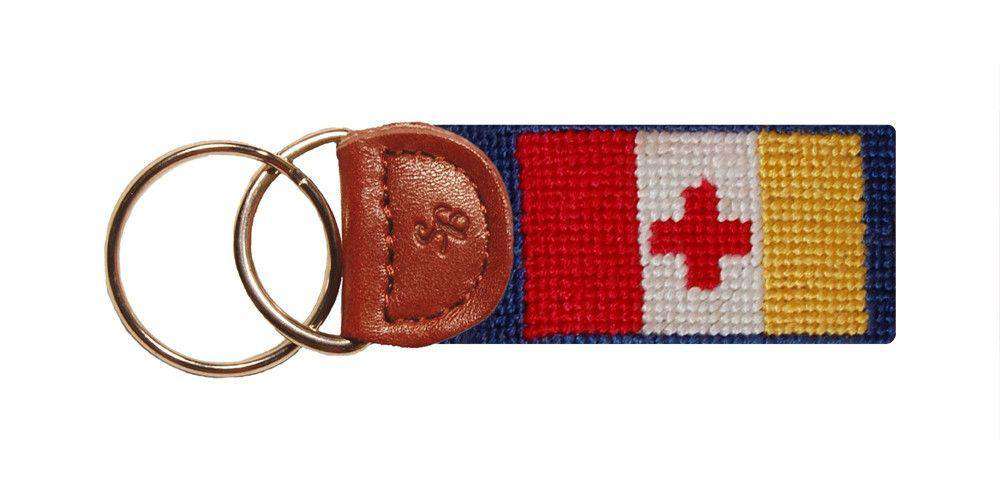 Kappa Alpha Order Needlepoint Key Fob by Smathers & Branson - Country Club Prep