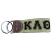 Kappa Alpha Theta Needlepoint Key Fob by Smathers & Branson - Country Club Prep