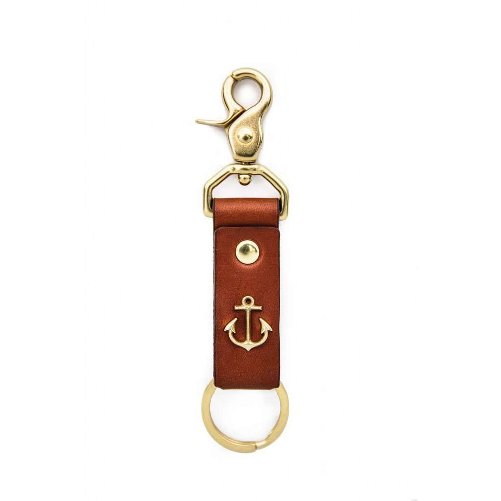 Keys to Adventure Key Fob in Brass by Kiel James Patrick - Country Club Prep