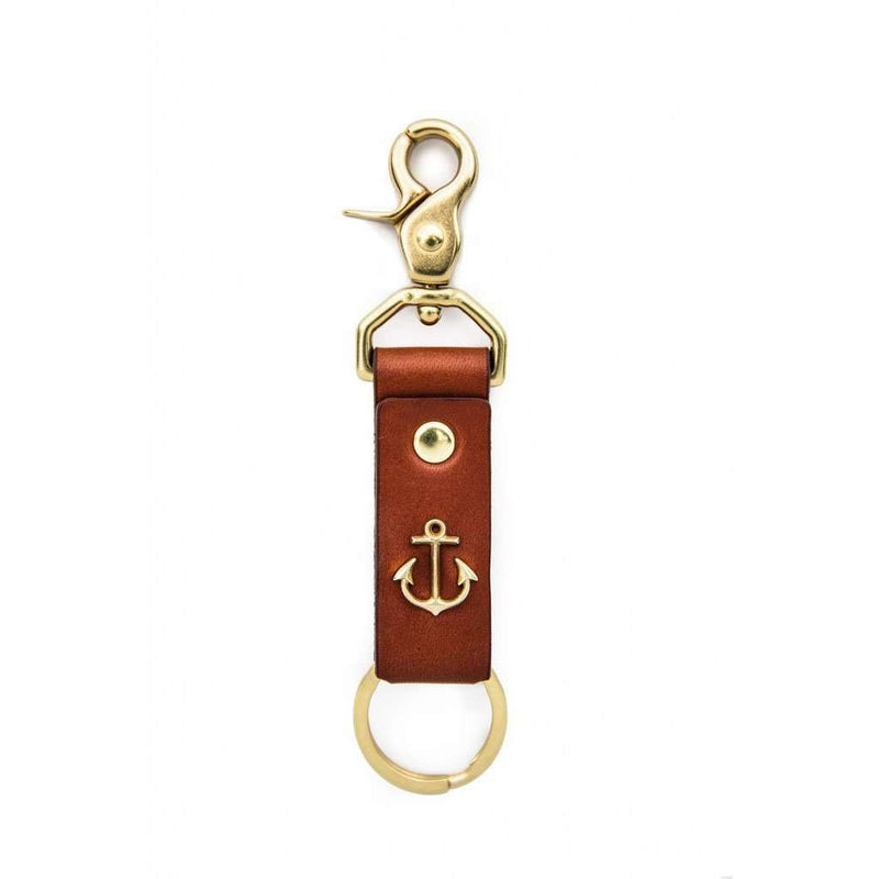 Keys to Adventure Key Fob in Brass by Kiel James Patrick - Country Club Prep