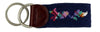 Longshanks the Friendly Fox Key Fob in Navy by Smathers & Branson - Country Club Prep