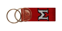Miami University (Ohio) Needlepoint Key Fob in Red by Smathers & Branson - Country Club Prep