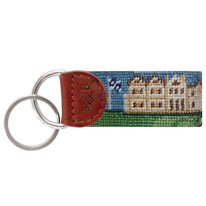 Old Course Scene Needlepoint Key Fob by Smathers & Branson - Country Club Prep