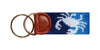 Patchwork Crab Needlepoint Key Fob in Blue by Smathers & Branson - Country Club Prep