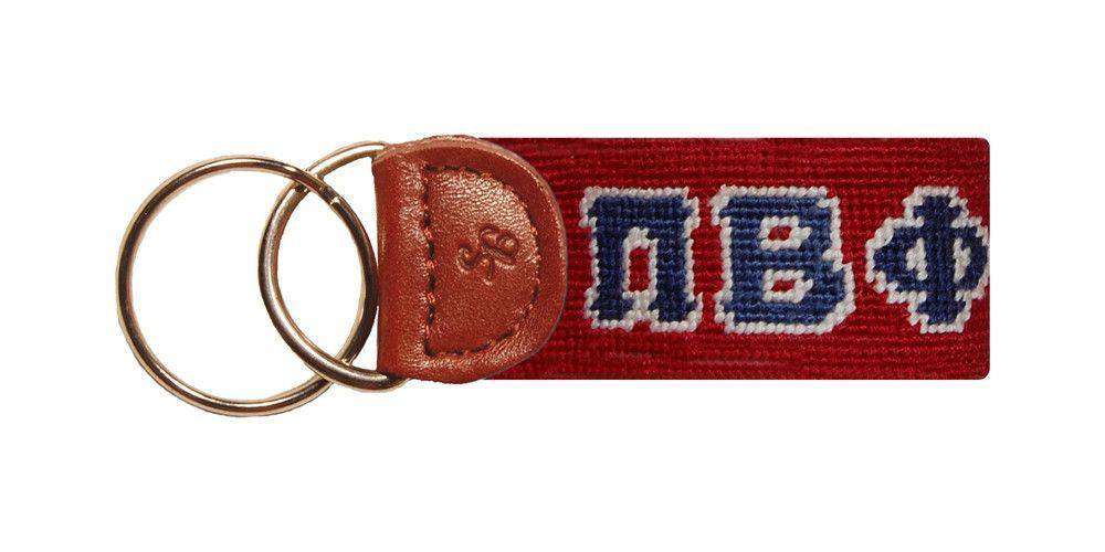 Pi Beta Phi Needlepoint Key Fob by Smathers & Branson - Country Club Prep