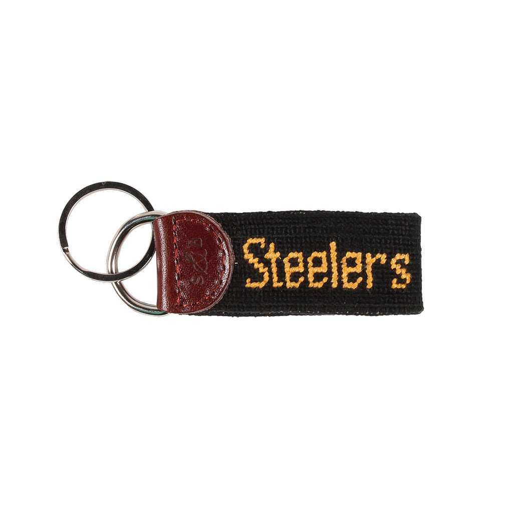 Pittsburgh Steelers Needlepoint Key Fob by Smathers & Branson - Country Club Prep