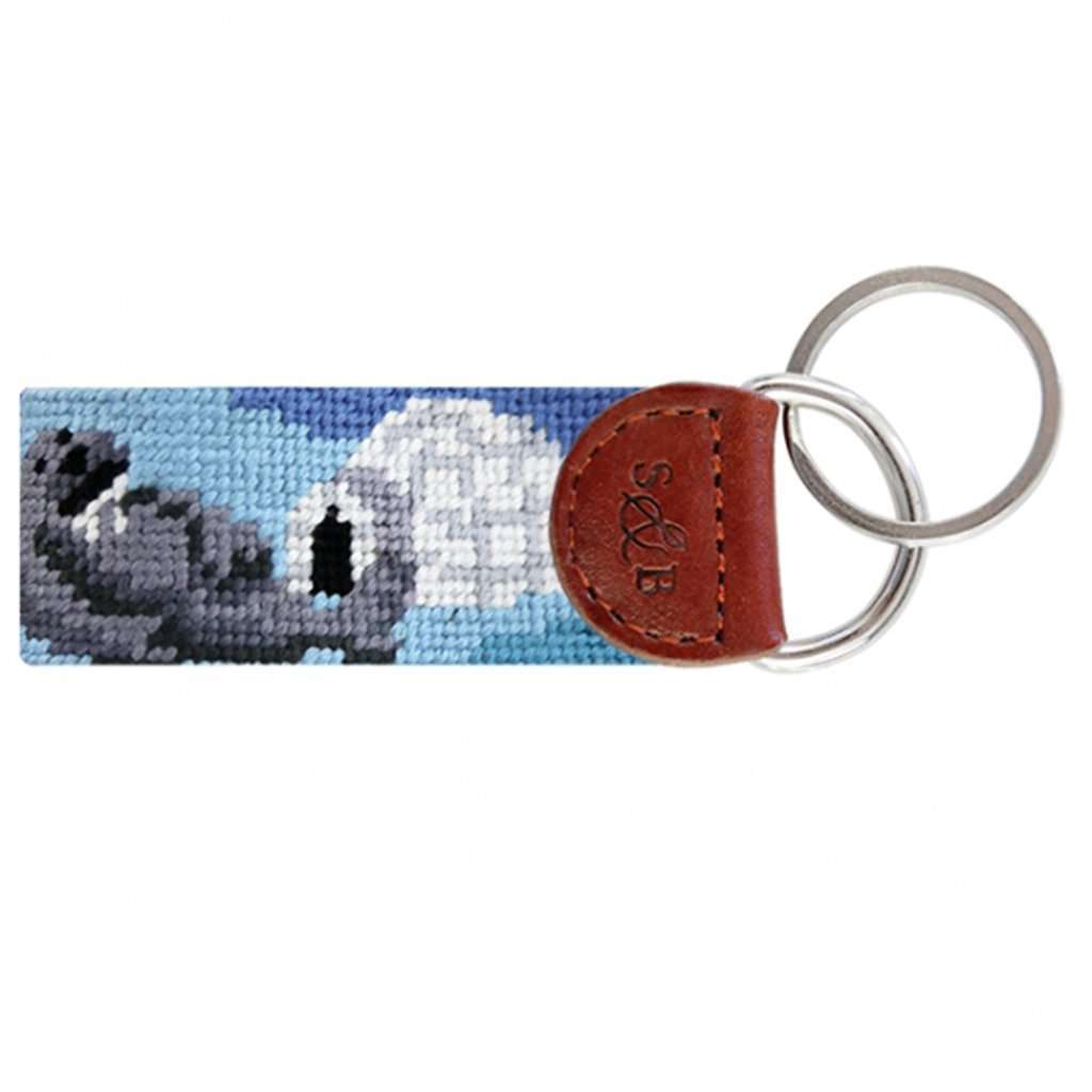 Polar Party Needlepoint Key Fob by Smathers & Branson - Country Club Prep