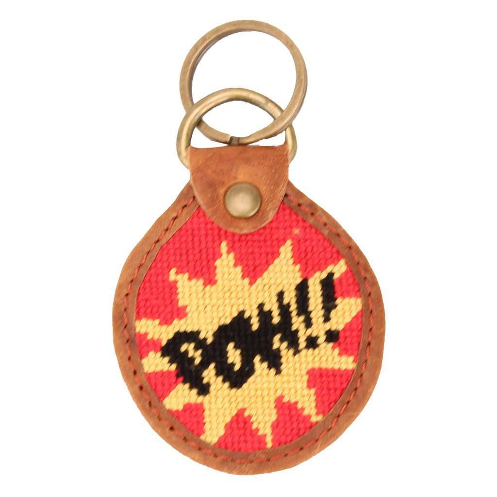 Pop Art Needlepoint Key Fob by Smathers & Branson - Country Club Prep