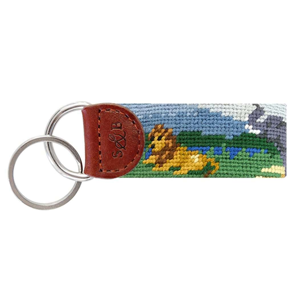 Safari Scene Needlepoint Key Fob by Smathers & Branson - Country Club Prep