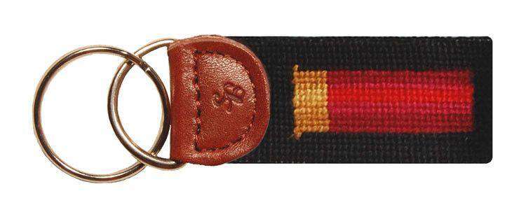 Shotgun Shell Needlepoint Key Fob in Black by Smathers & Branson - Country Club Prep