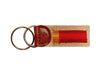 Shotgun Shell Needlepoint Key Fob in Khaki by Smathers & Branson - Country Club Prep