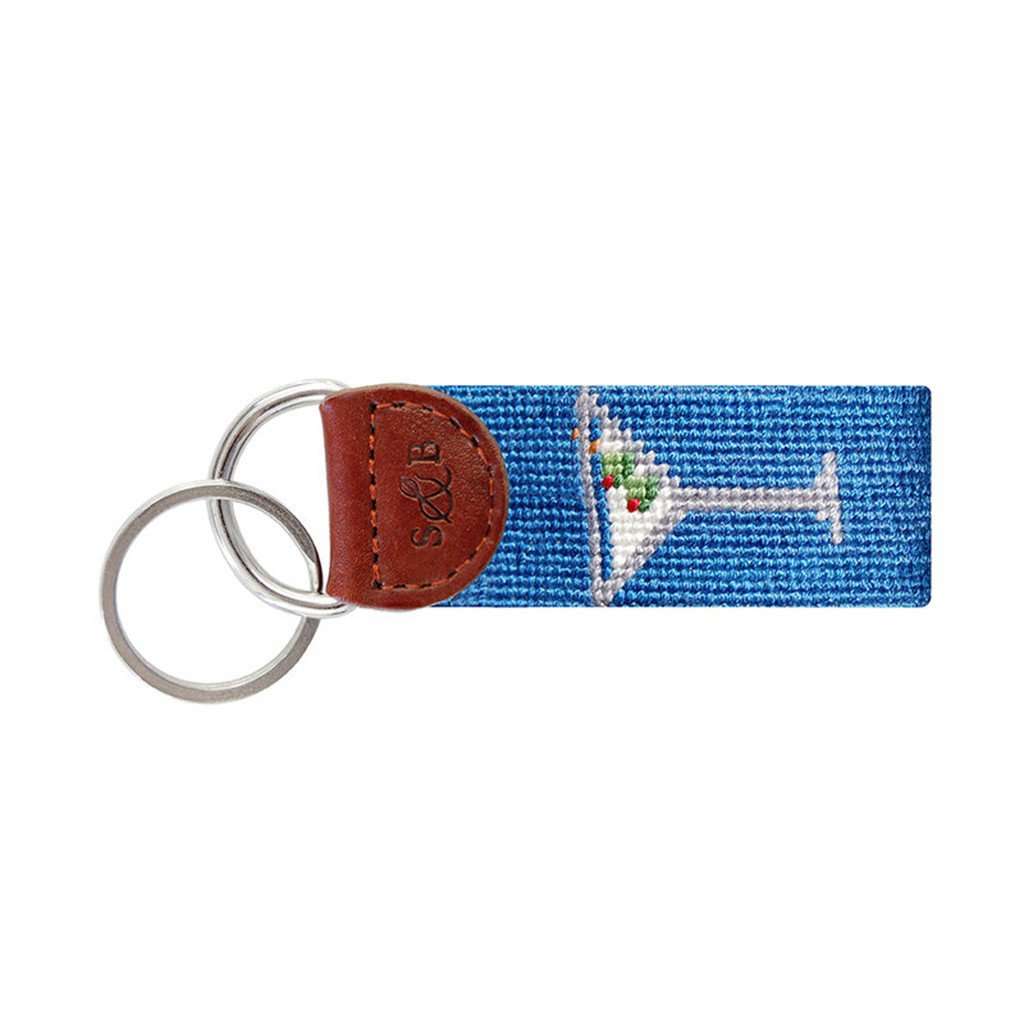 Shrimp Cocktail Key Fob in Blue by Smathers & Branson - Country Club Prep