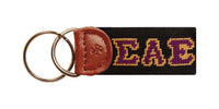 Sigma Alpha Epsilon Needlepoint Key Fob by Smathers & Branson - Country Club Prep