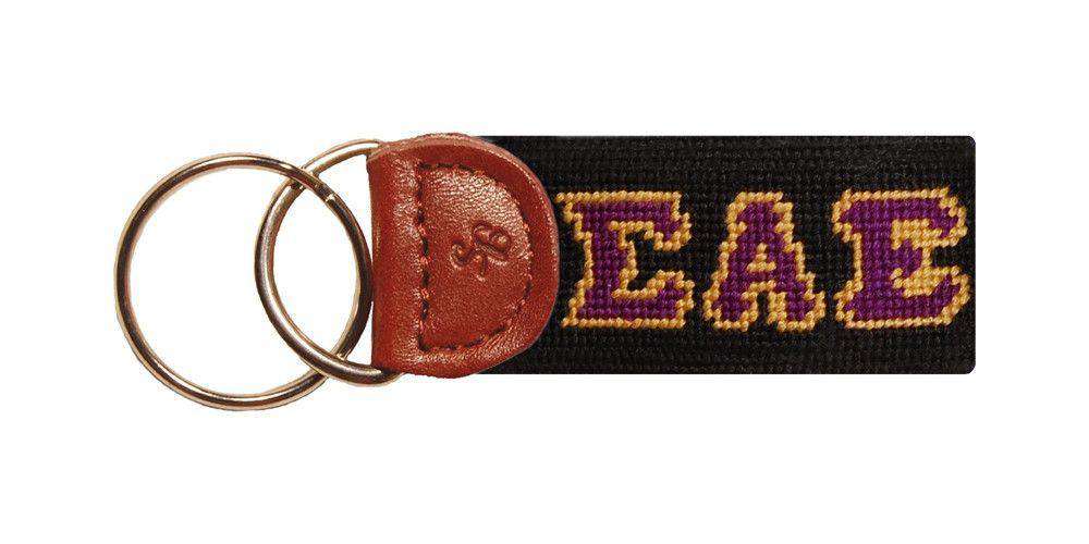 Sigma Alpha Epsilon Needlepoint Key Fob by Smathers & Branson - Country Club Prep