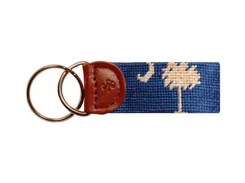 South Carolina Flag Needlepoint Key Fob by Smathers & Branson - Country Club Prep