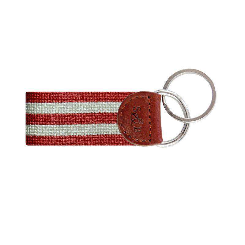 Stars and Stripes Key Fob in Red, White and Blue by Smathers & Branson - Country Club Prep