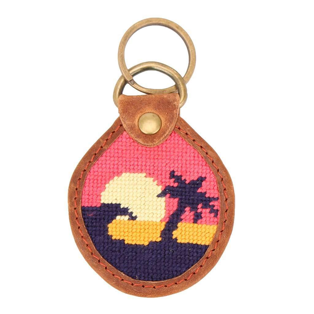 Sunset Surfing Needlepoint Key Fob by Smathers & Branson - Country Club Prep