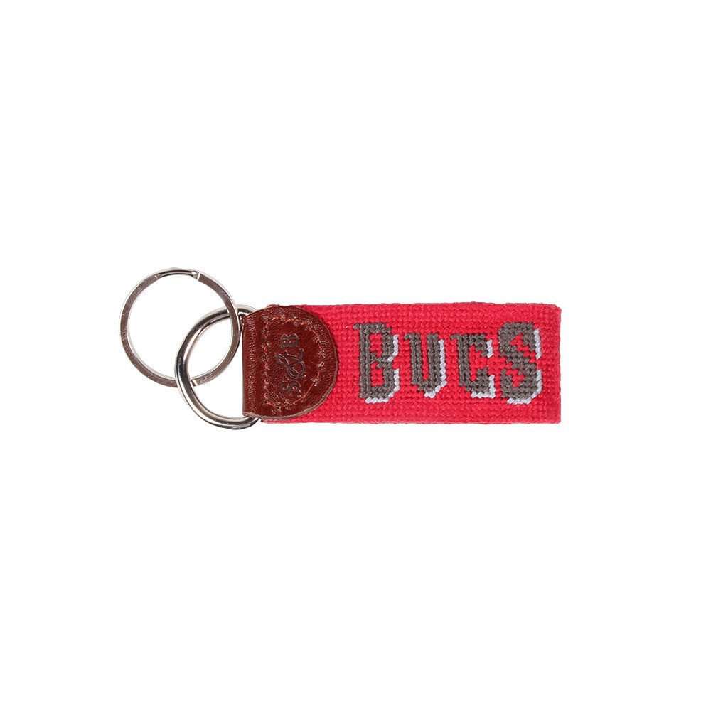 Tampa Bay Buccaneers Needlepoint Key Fob by Smathers & Branson - Country Club Prep