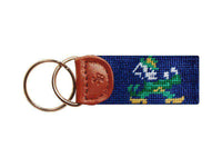 University of Notre Dame Key Fob in Navy by Smathers & Branson - Country Club Prep
