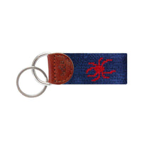 University of Richmond Key Fob in Navy by Smathers & Branson - Country Club Prep