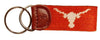 University of Texas Needlepoint Key Fob in Burnt Orange by Smathers & Branson - Country Club Prep