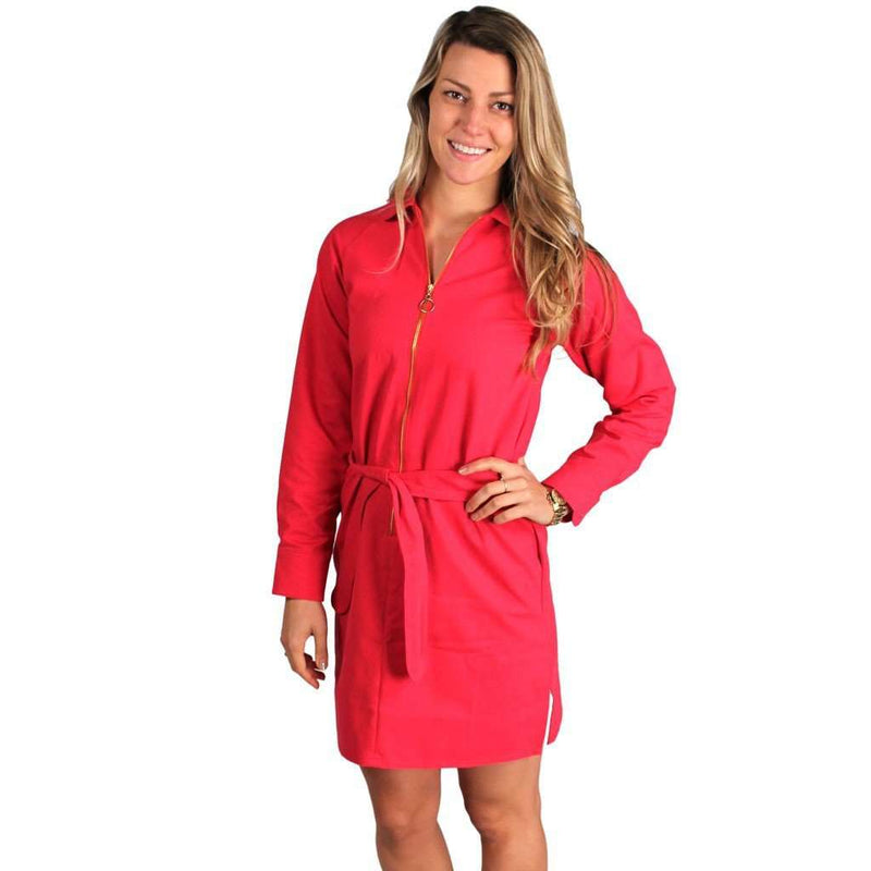 Ruth Dress in Fuschia Slavo by Kayce Hughes - Country Club Prep