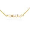 Pearl & Sparkle Necklace in Gold by Kiel James Patrick - Country Club Prep