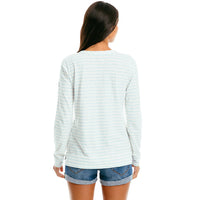 Kimmy Sun Farer Striped Crew Pullover by Southern Tide - Country Club Prep