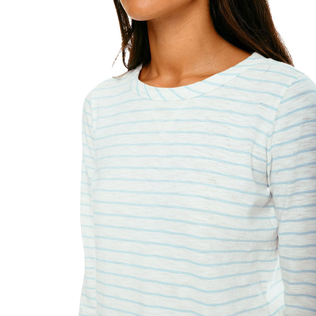 Kimmy Sun Farer Striped Crew Pullover by Southern Tide - Country Club Prep