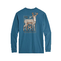 Know Your Prey Deer Long Sleeve Tee Shirt by Southern Tide - Country Club Prep