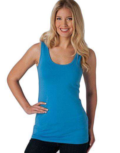 Ladies Tank Top in Marina Blue by Southern Tide - Country Club Prep