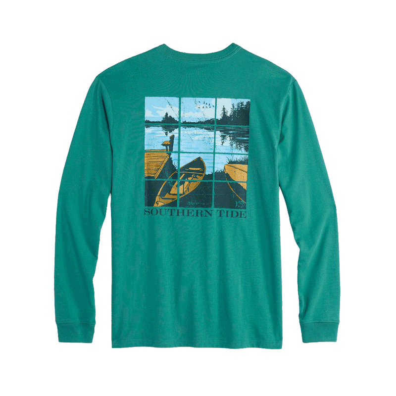 Lakeside View Long Sleeve Tee Shirt by Southern Tide - Country Club Prep