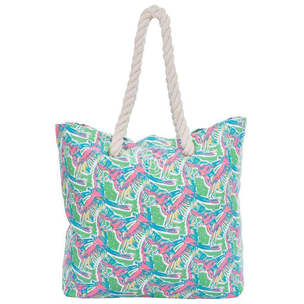 Beach Tote in Macawl Me by Lauren James - Country Club Prep