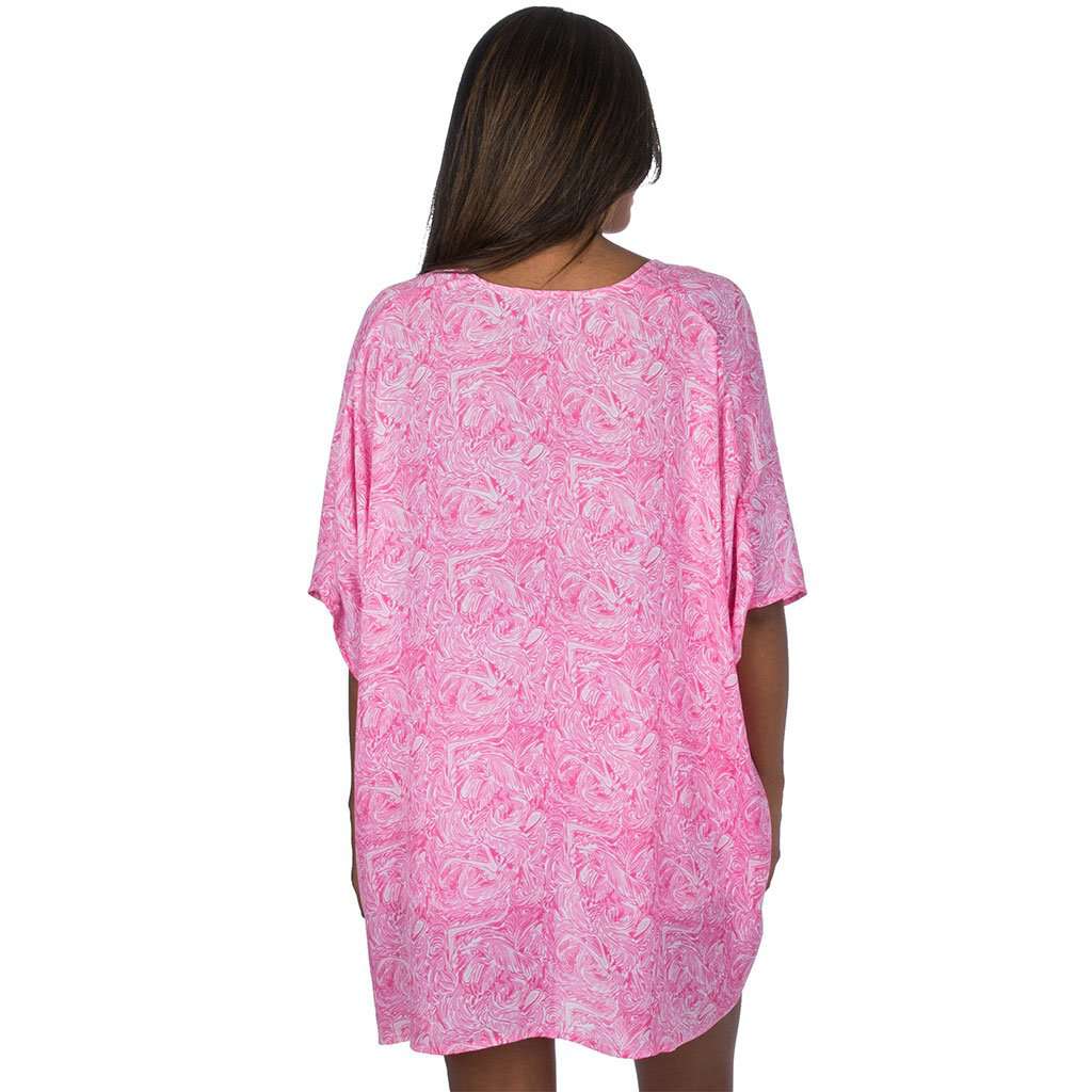 Isla Tunic in Ruffle Some Feathers by Lauren James - Country Club Prep
