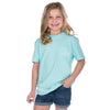 Youth Birds of a Feather Tee in Ocean Palm by Lauren James - Country Club Prep