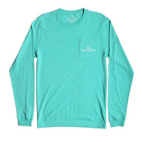 Crawfish Boil Long Sleeve Tee in Seafoam by Lauren James - Country Club Prep