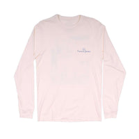 Peony Puppy Long Sleeve Tee in Ivory by Lauren James - Country Club Prep