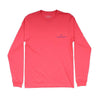 Pumpkin Vine Long Sleeve Tee in Coral by Lauren James - Country Club Prep