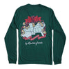 Sweet Southern Belles Long Sleeve Tee in Evergreen by Lauren James - Country Club Prep