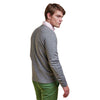 Lightweight V Neck Jumper in Grey Marl by Barbour - Country Club Prep