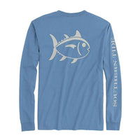 Long Sleeve Outline Skipjack T-Shirt by Southern Tide - Country Club Prep