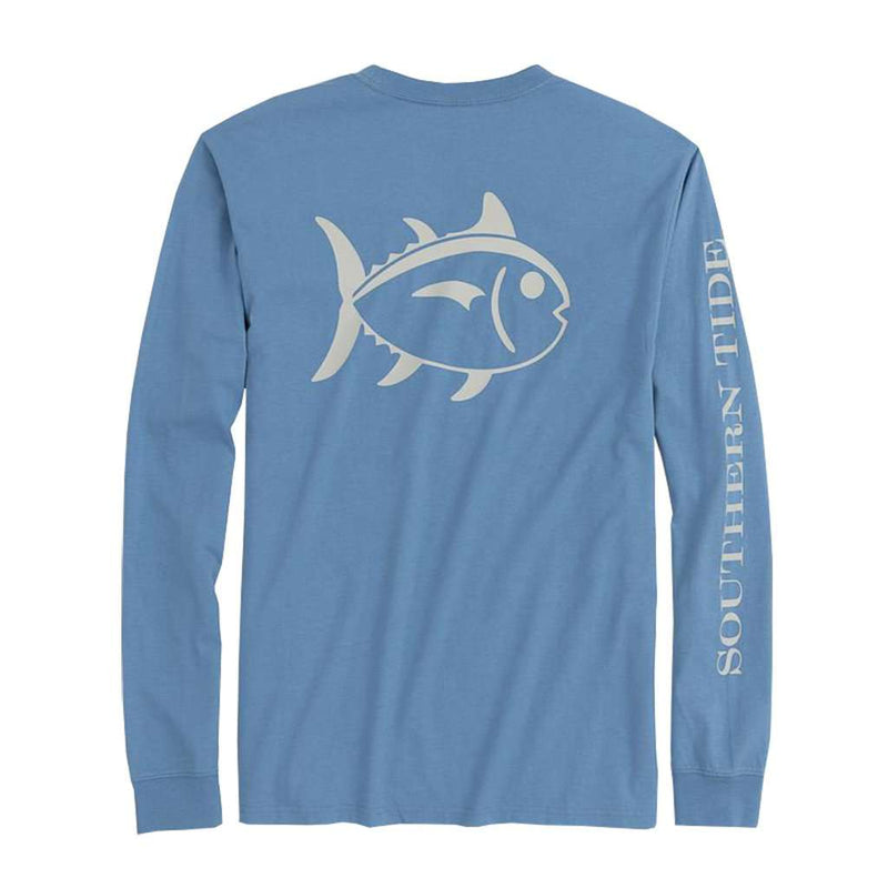 Long Sleeve Outline Skipjack T-Shirt by Southern Tide - Country Club Prep