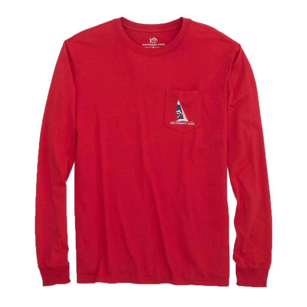 Long Sleeve Ready, Set, Sail T-Shirt by Southern Tide - Country Club Prep