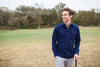 Long Sleeve Players Shirt in Peacoat Navy by Criquet - Country Club Prep