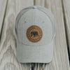 Leather Patch Trucker Cap by The Normal Brand - Country Club Prep