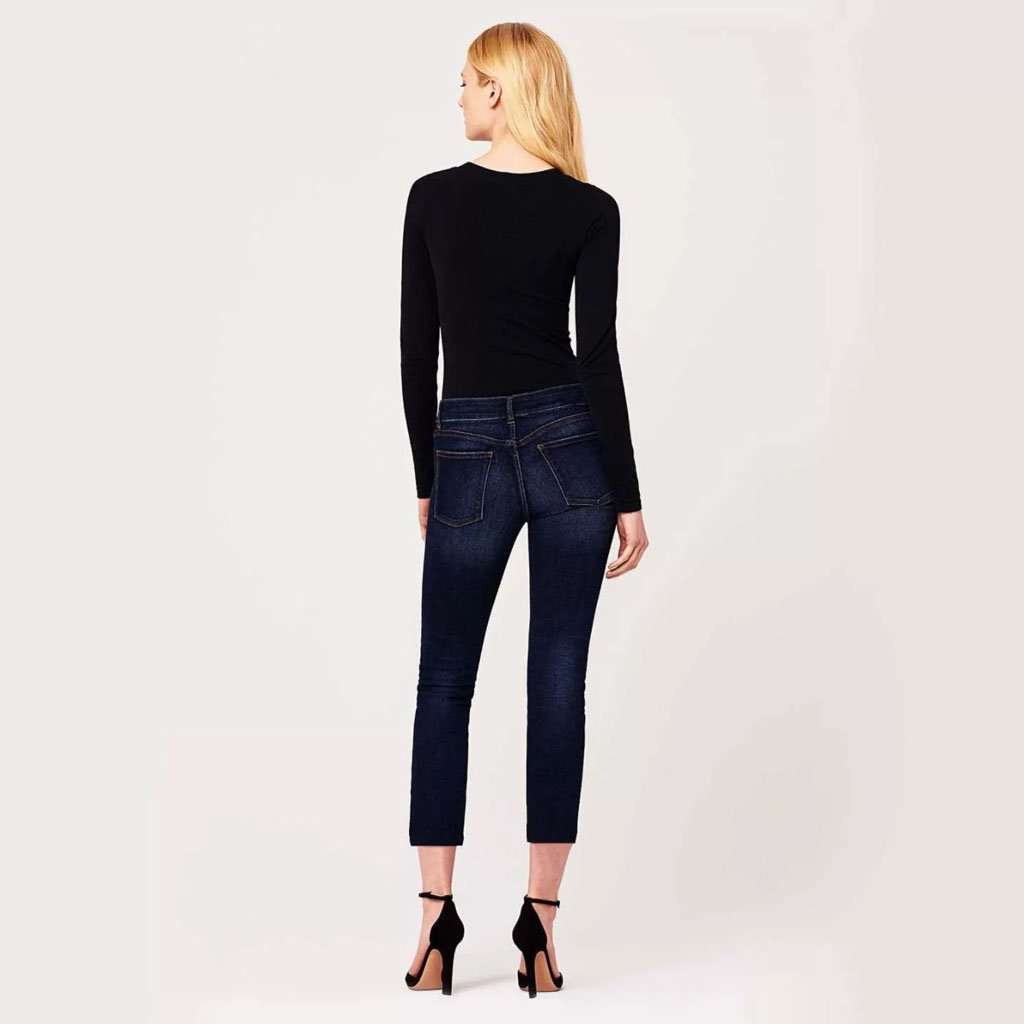 Mara Instasculpt Straight Ankle Jean in Dundee Wash by DL1961 - Country Club Prep