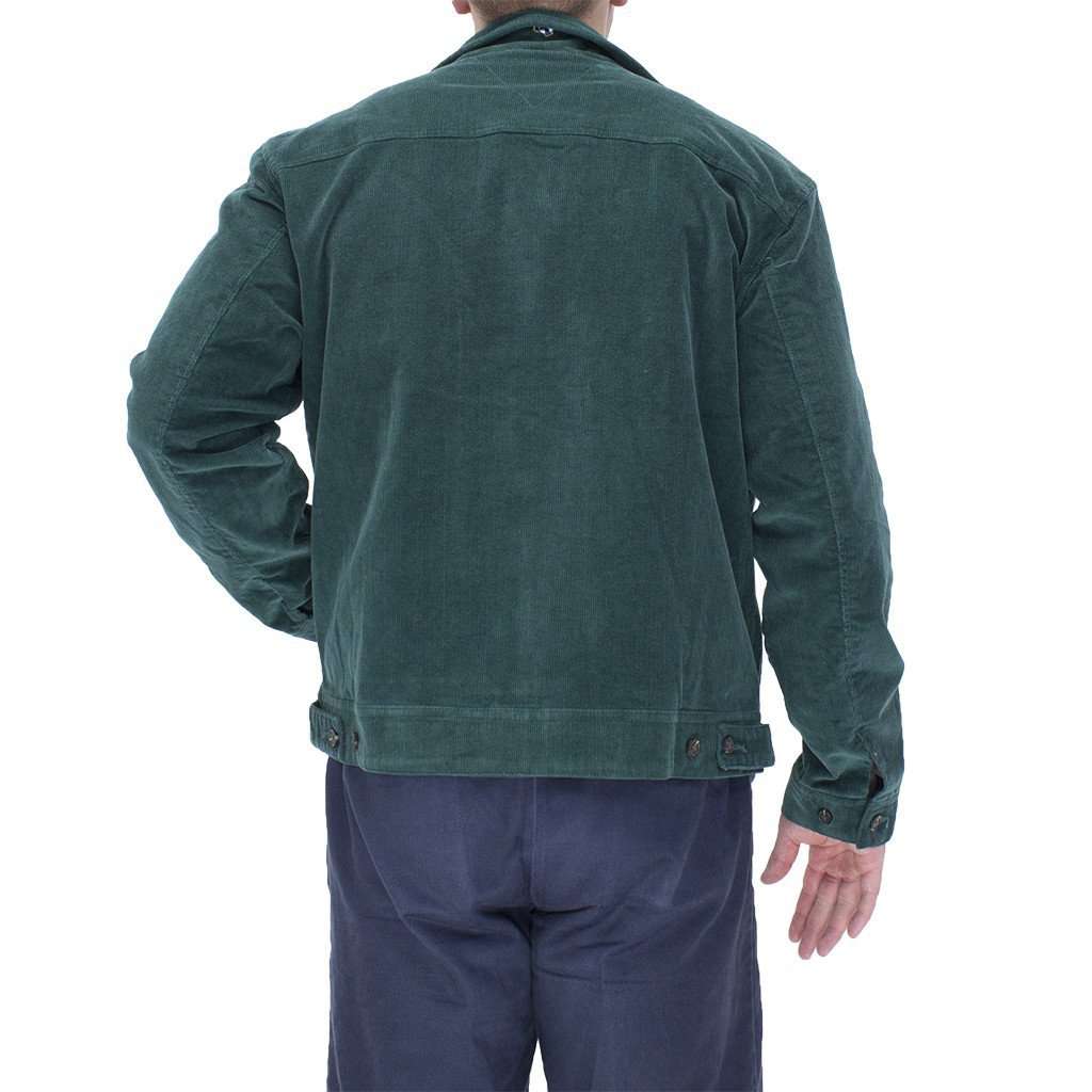 Mariner Jacket Hunter Green Corduroy by Castaway Clothing - Country Club Prep