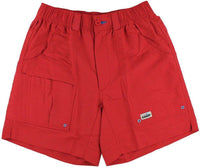 Angler Shorts v2.0 in American Beauty Red by Coast - Country Club Prep