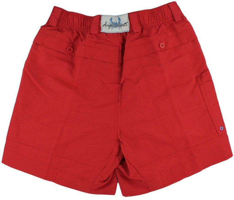 Angler Shorts v2.0 in American Beauty Red by Coast - Country Club Prep